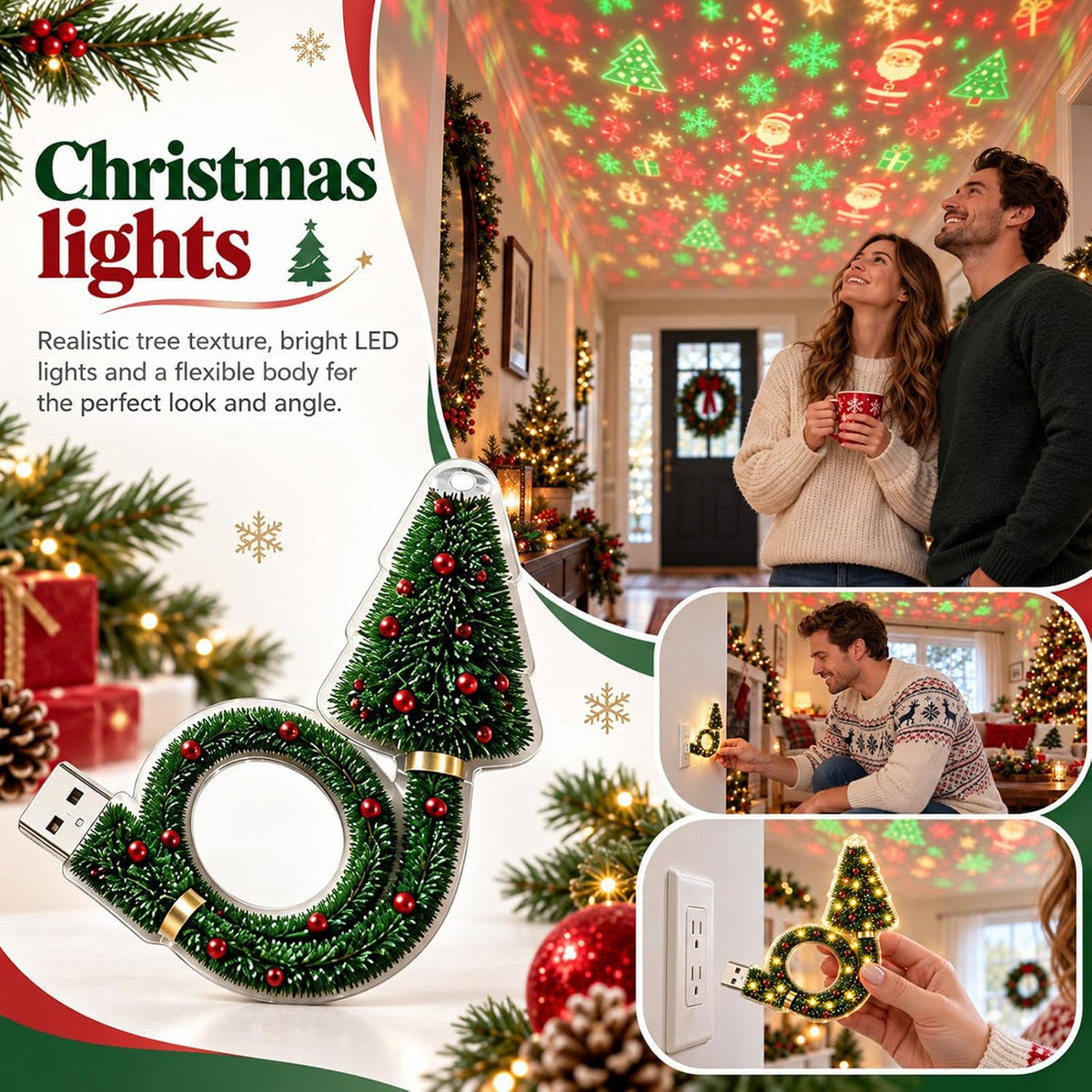 Transform Your Holidays with Projector Lights