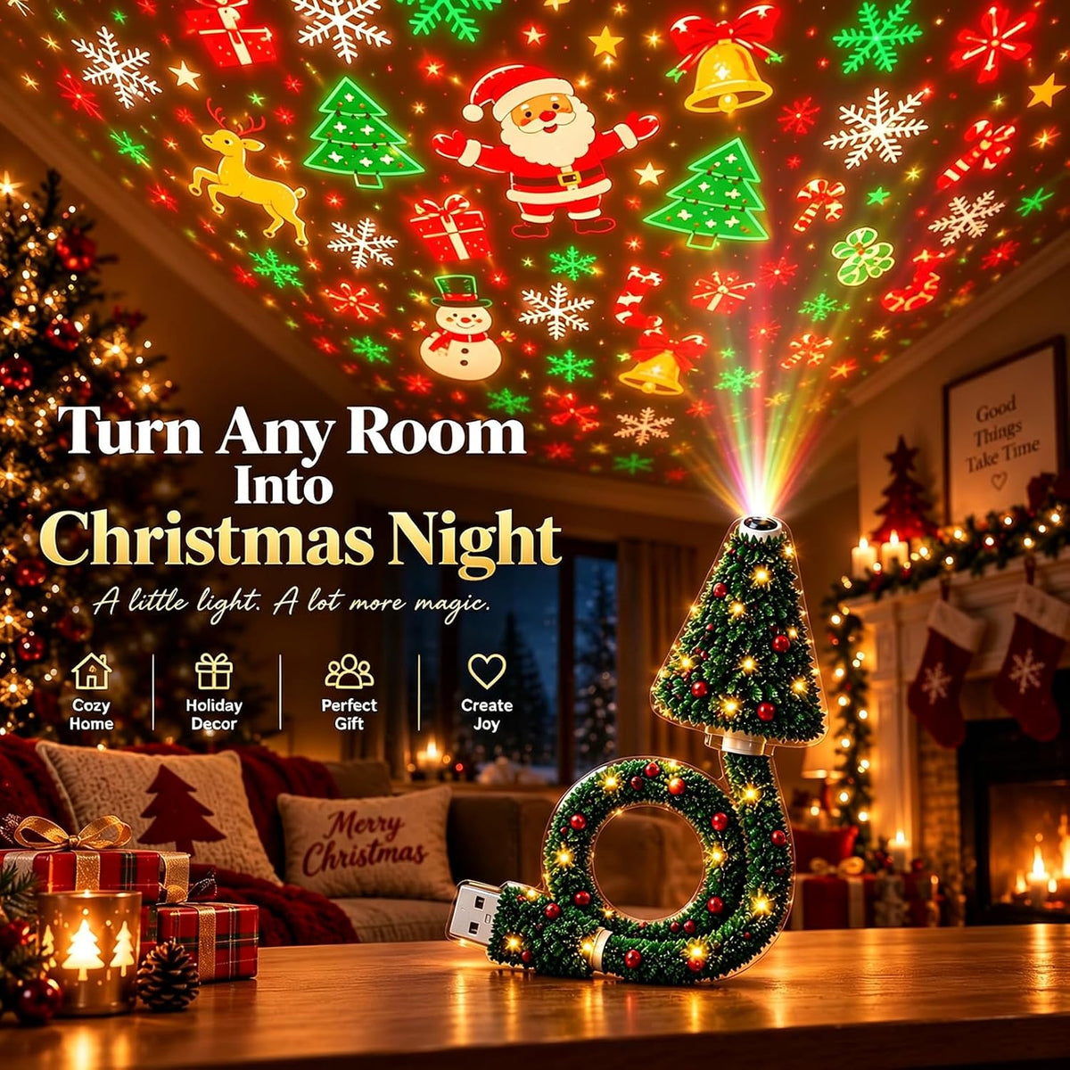 Transform Your Holidays with Projector Lights